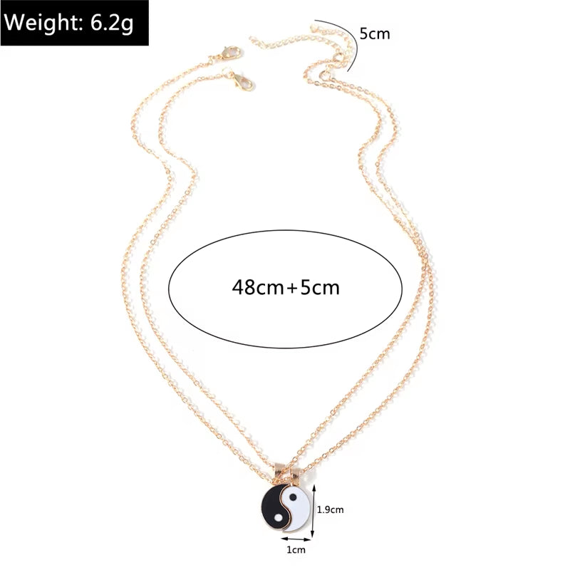 Yin Yang Tai Chi Necklace, Unisex